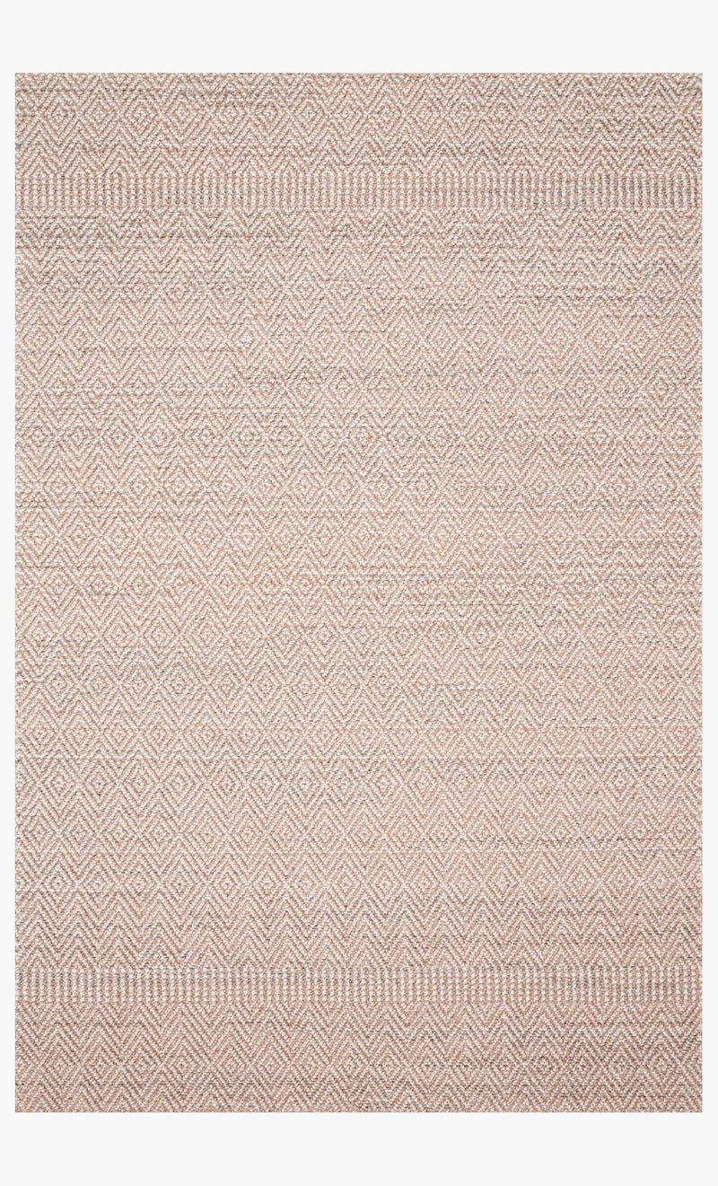 media image for Cole Indoor/Outdoor Rug in Blush & Ivory by Loloi 214