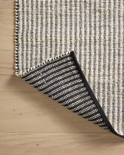 product image for Colton Hand Woven Ivory/Black Rug 28
