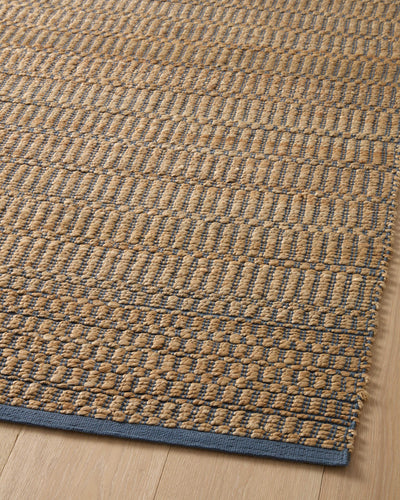 product image for Colton Hand Woven Natural/Navy Rug 10