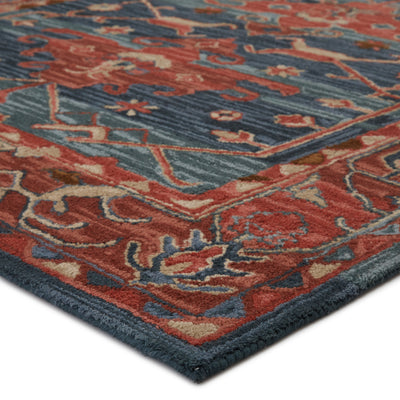 product image for cinnabar handmade medallion red blue rug by jaipur living 2 24