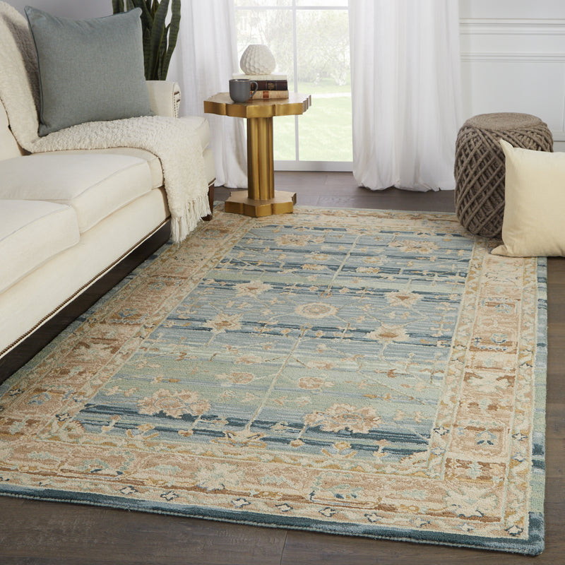 media image for jensine handmade oriental blue beige rug by jaipur living 6 259