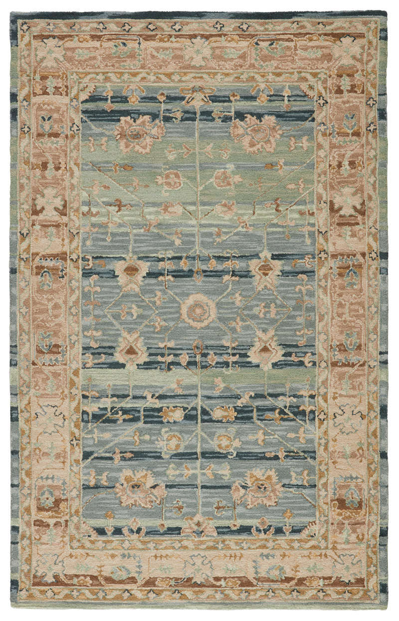 media image for jensine handmade oriental blue beige rug by jaipur living 1 284