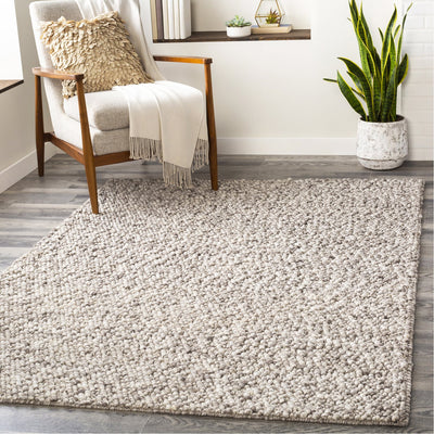 product image for Como COO-2300 Hand Woven Rug in Medium Grey & Ivory by Surya 57