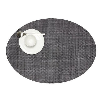 product image for mini basketweave oval placemat by chilewich 100130 002 6 57
