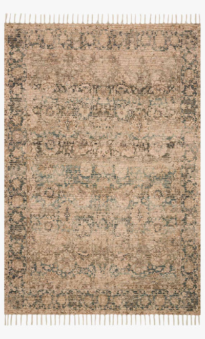 product image of Cornelia Rug in Natural & Teal by Justina Blakeney for Loloi 578