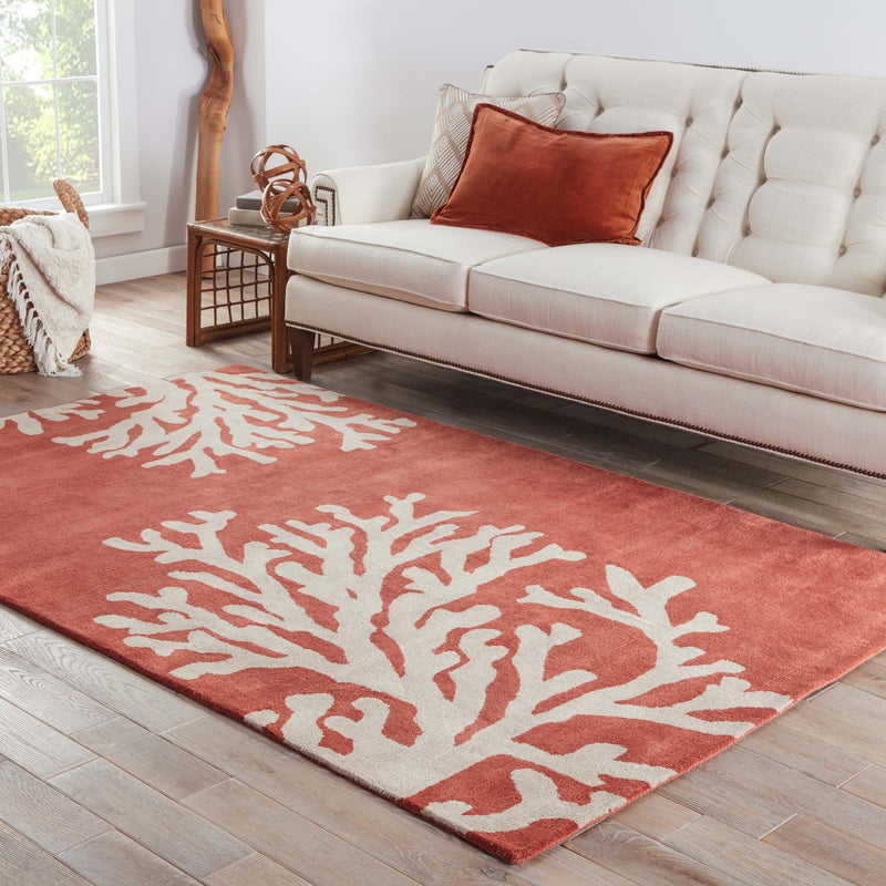 media image for Bough Abstract Rug in Apricot Brandy & Doeskin design by Jaipur Living 242