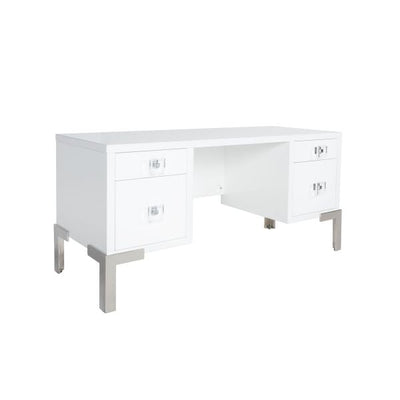 product image for Four Drawer Desk By Bd Studio Ii Cosby Wh 2 93