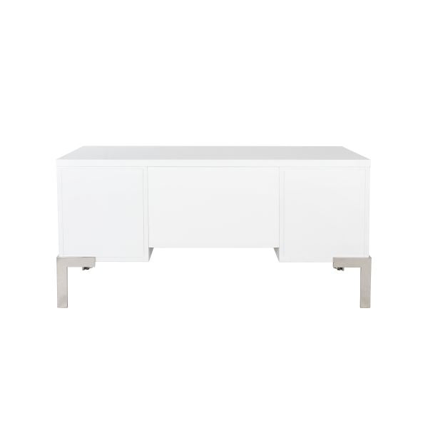 media image for Four Drawer Desk By Bd Studio Ii Cosby Wh 8 293