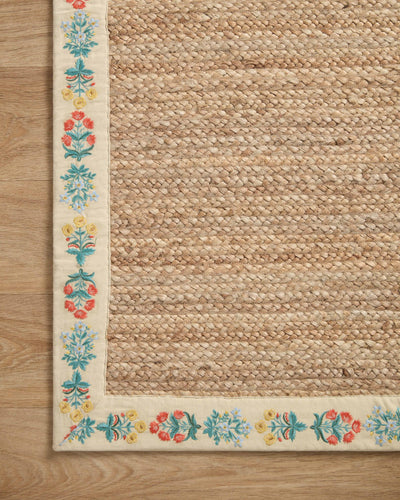 product image for costa braided natural cream rug by rifle paper co x loloi costcos 02nacr160s 3 7