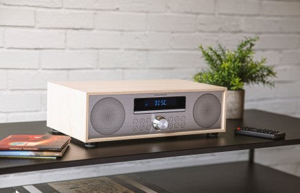 media image for Fleetwood Clock Radio & CD Player in Natural 260