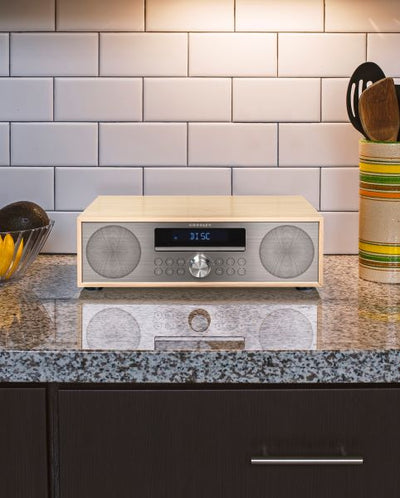 product image for Fleetwood Clock Radio & CD Player in Natural 42