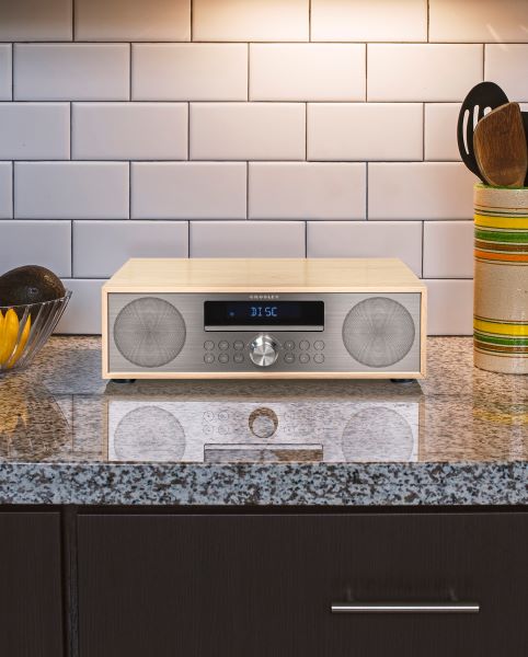 media image for Fleetwood Clock Radio & CD Player in Natural 237