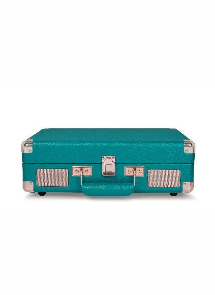 media image for crosley cruiser deluxe turntable with bluetooth teal design by crosley 3 283