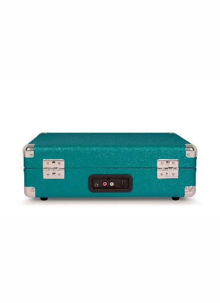 media image for crosley cruiser deluxe turntable with bluetooth teal design by crosley 5 219