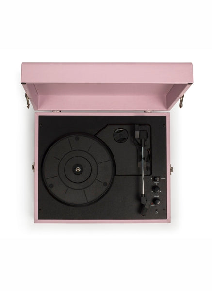 media image for voyager portable turntable amethyst design by crosley 6 285