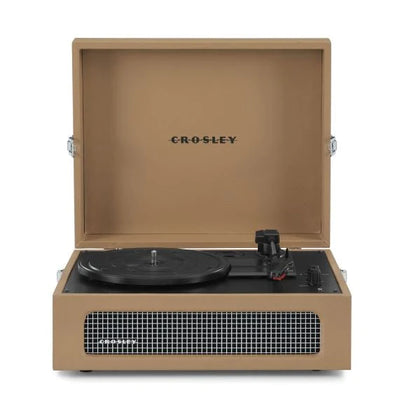 product image of voyager portable turntable with bluetooth out tan 1 598