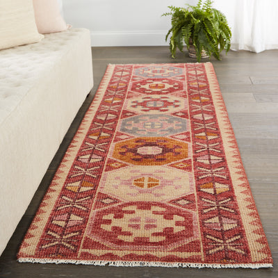 product image for zetta handmade medallion pink cream rug by jaipur living 5 90