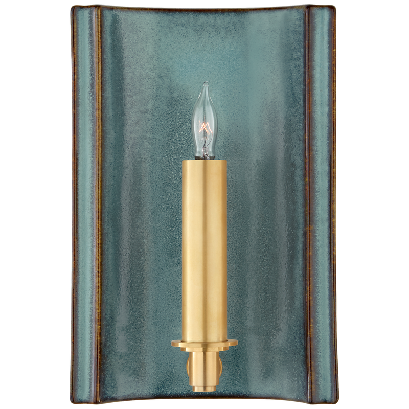 media image for Leeds Small Rectangle Sconce by Christopher Spitzmiller 244