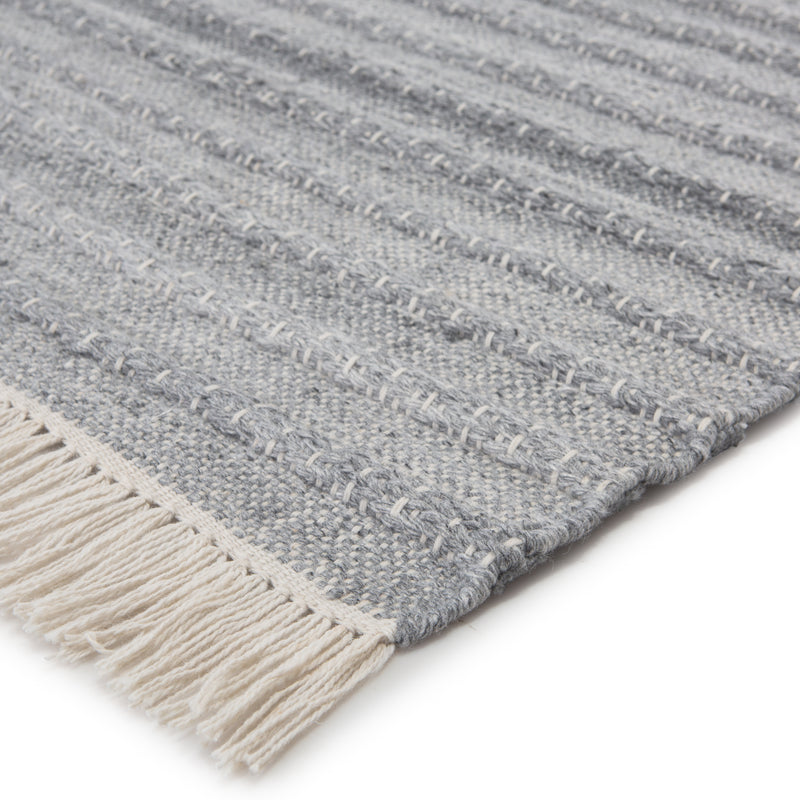 media image for Torre Indoor/ Outdoor Solid Gray/ Cream Rug by Jaipur Living 296