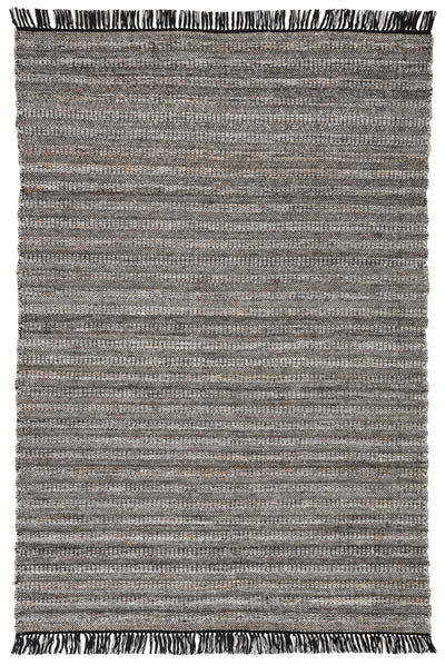 product image for Torre Indoor/ Outdoor Solid Black/ Rust Rug by Jaipur Living 39