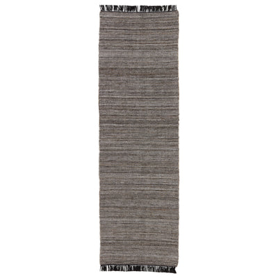 product image for torre indoor outdoor solid black rust rug by jaipur living 6 38
