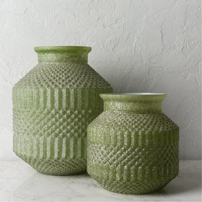 product image for Catalana CTA-002 Vase in Green, 2-Piece Set by Surya 57