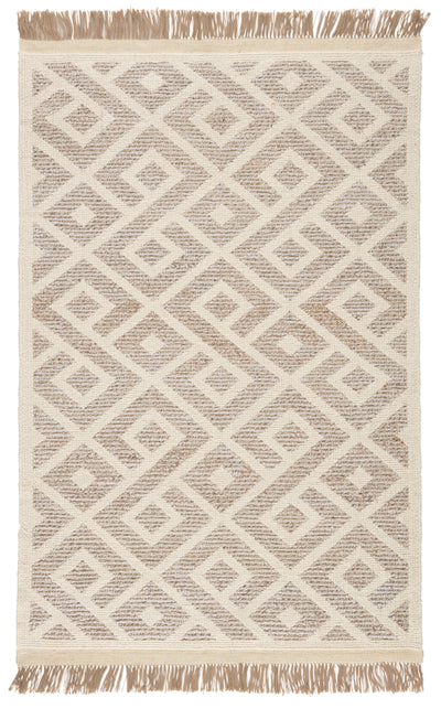 product image for Rigel Natural Trellis Cream/ Taupe Rug by Jaipur Living 23