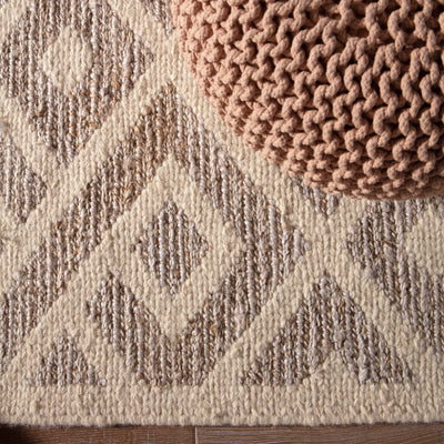 product image for Rigel Natural Trellis Cream/ Taupe Rug by Jaipur Living 80