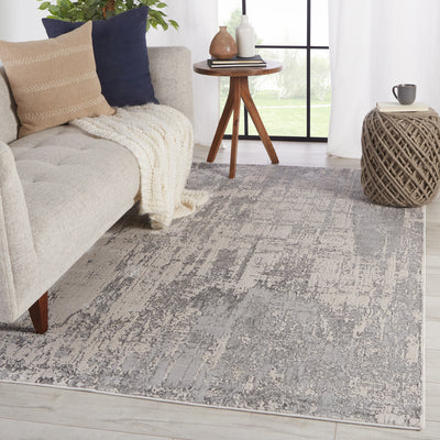 product image for calibra abstract gray silver area rug by jaipur living 5 0