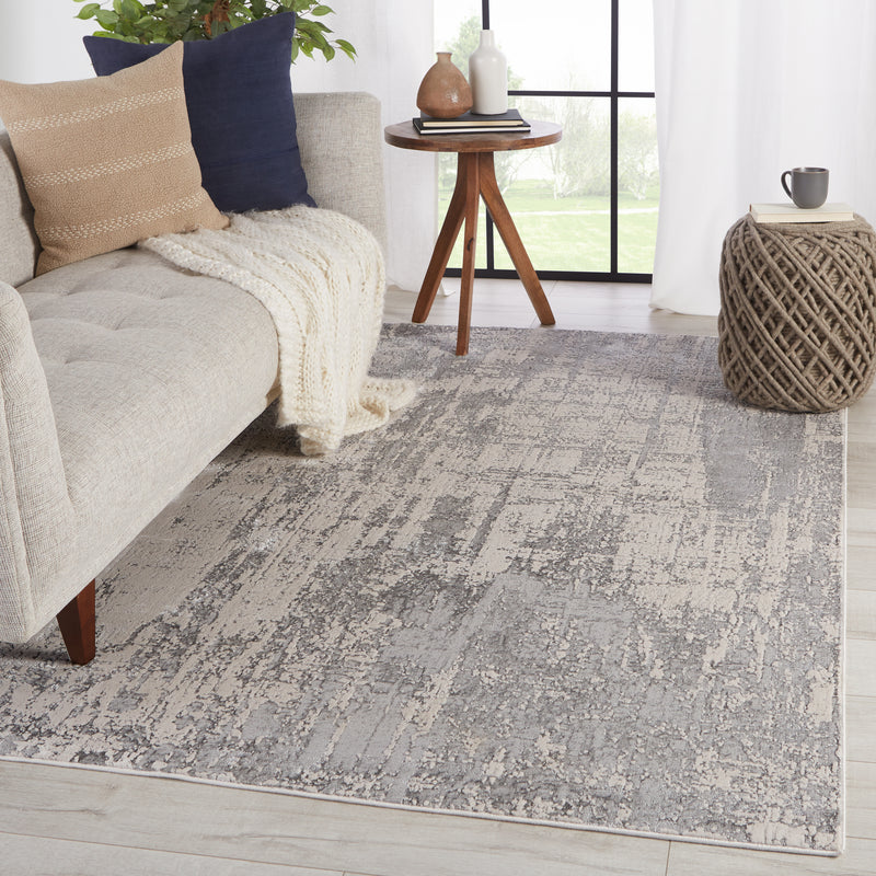 media image for calibra abstract gray silver area rug by jaipur living 5 218