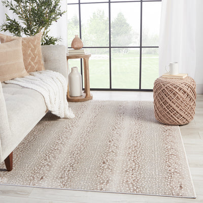 product image for Axis Animal Light Grey & Brown Rug by Jaipur Living 78