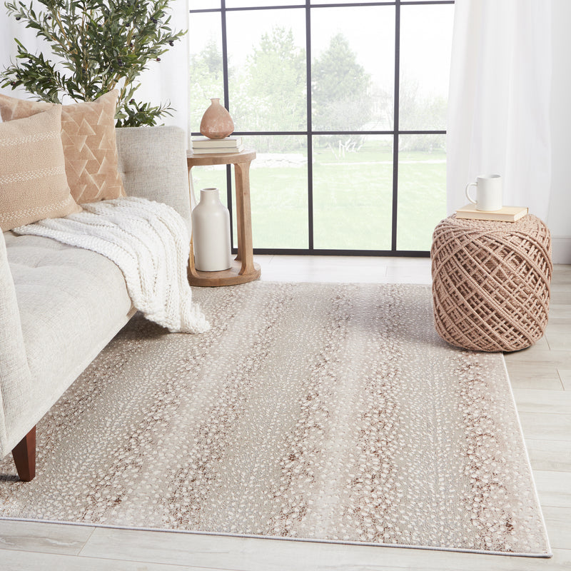media image for Axis Animal Light Grey & Brown Rug by Jaipur Living 281