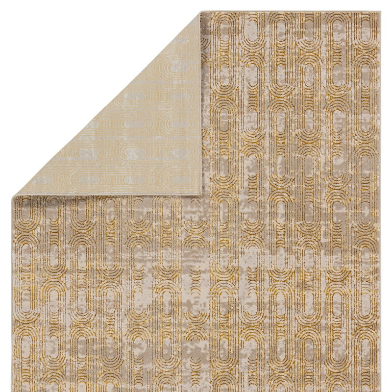 media image for gimeas geometric gold taupe area rug by jaipur living rug155887 2 273