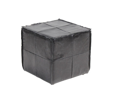 product image of arg leather cube by peninsula home cu arg bla 1 589