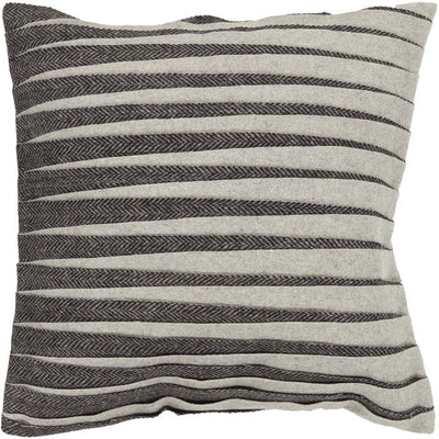 product image of handmade contemporary pillow black grey design by chandra rugs 1 570