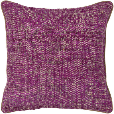 product image of cotton velvet pillow in magenta natural design by chandra rugs 1 536