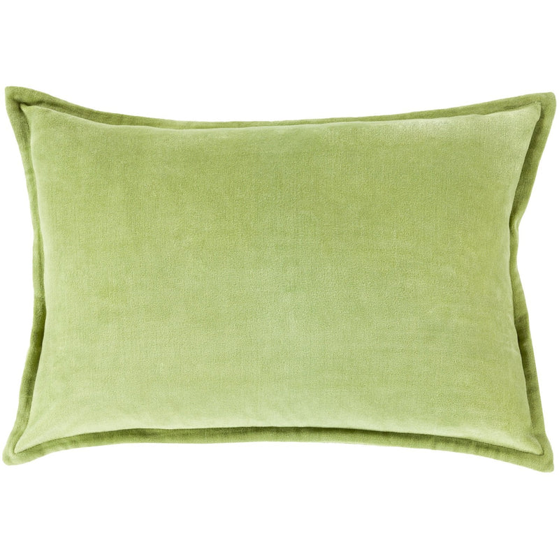 media image for Cotton Velvet CV-001 Velvet Pillow in Grass Green by Surya 230