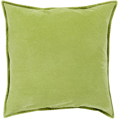 product image for cotton velvet velvet pillow in grass green by surya 4 52