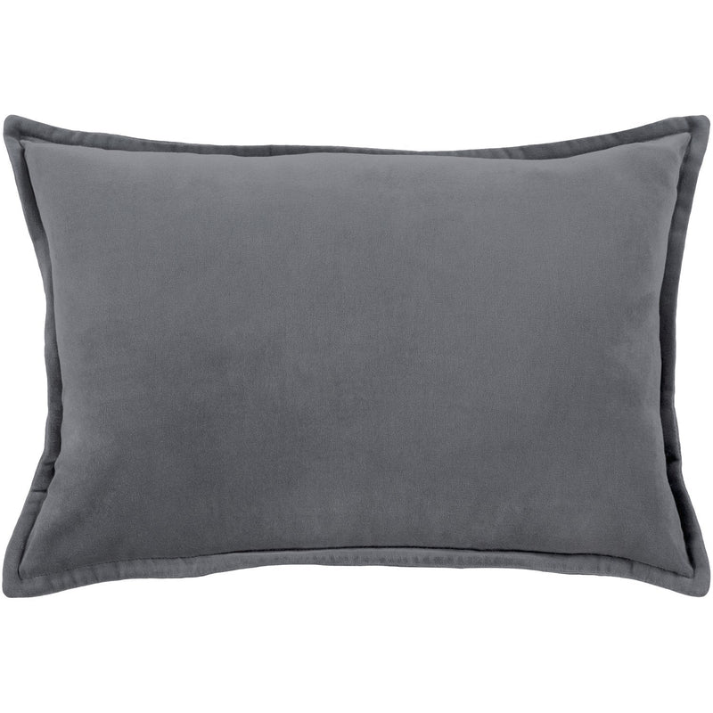 media image for Cotton Velvet CV-003 Velvet Pillow in Charcoal by Surya 234