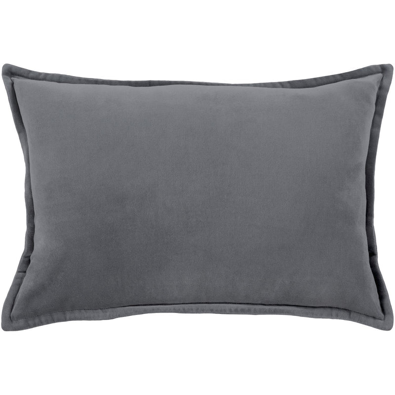 media image for Cotton Velvet CV-003 Velvet Pillow in Charcoal by Surya 215