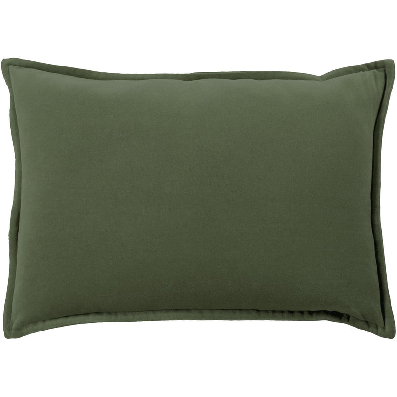 media image for Cotton Velvet CV-008 Velvet Pillow in Dark Green by Surya 297
