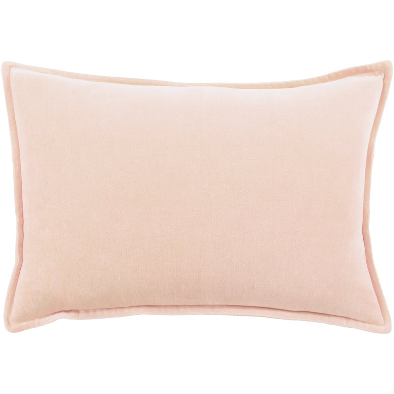 media image for Cotton Velvet CV-029 Woven Pillow in Peach by Surya 276