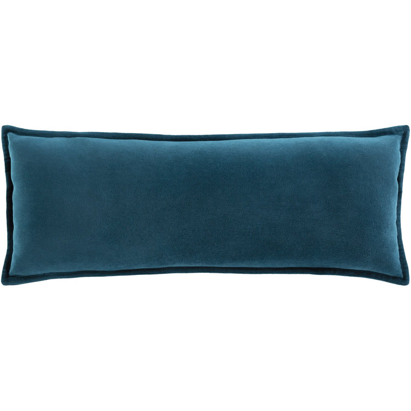 media image for Cotton Velvet CV-032 Lumbar Pillow in Teal by Surya 210