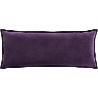 product image of Cotton Velvet CV-033 Lumbar Pillow in Dark Purple by Surya 546