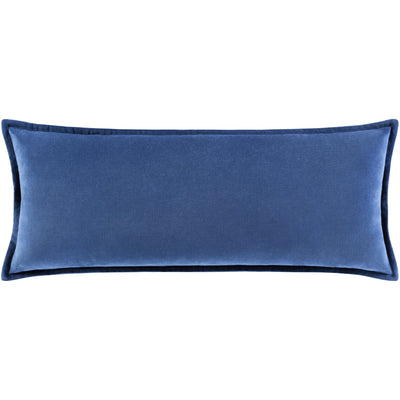 product image for Cotton Velvet CV-035 Lumbar Pillow in Navy by Surya 1