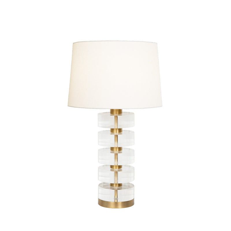 media image for Acrylic Stack Lamp With Shade By Bd Studio Ii Cybill Bbr 2 278