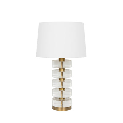 product image of Acrylic Stack Lamp With Shade By Bd Studio Ii Cybill Bbr 1 536