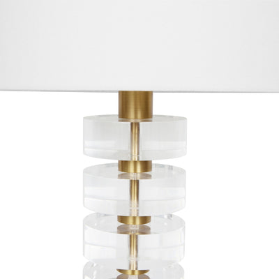 product image for Acrylic Stack Lamp With Shade By Bd Studio Ii Cybill Bbr 3 4