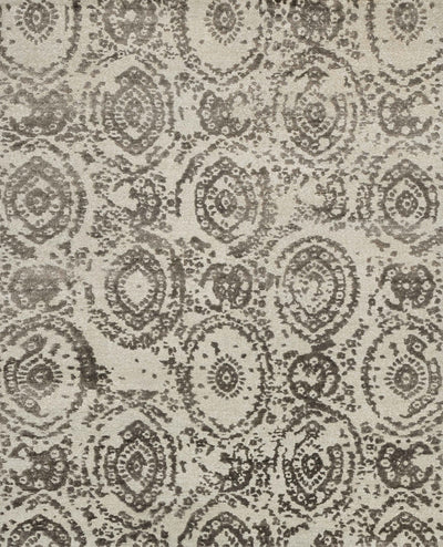 product image of Cyrus Hand Knotted Silver/Mocha Rug 1 576
