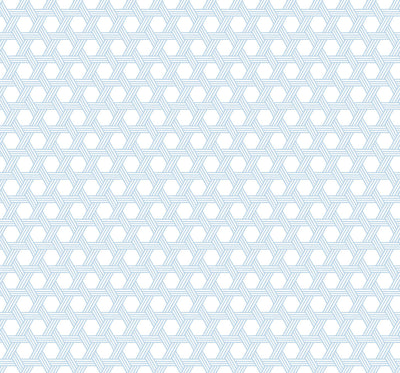 product image for Cabana Wicker Wallpaper in Carolina Blue and Eggshell from the Luxe Retreat Collection by Seabrook Wallcoverings 3